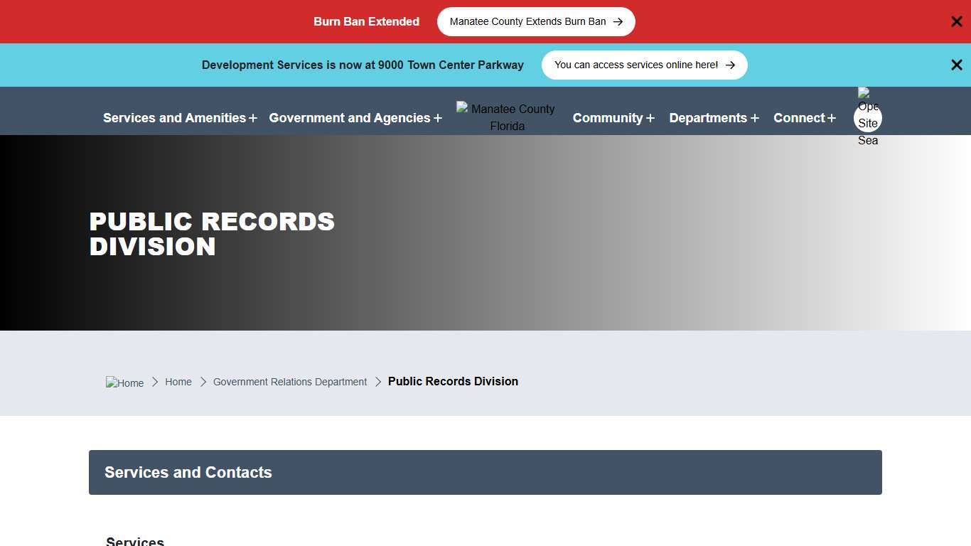 Public Records Division